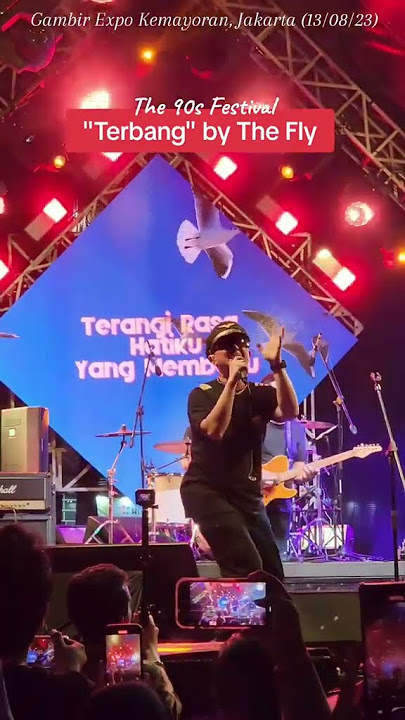'Terbang' by The Fly (The 90s Festival) at Gambir Expo Kemayoran, Jakarta (13/08/23)