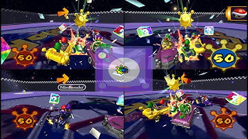 Mario Kart Double Dash!!: Shine Thief: Nintendo Gamecube 4 player Netplay 60fps