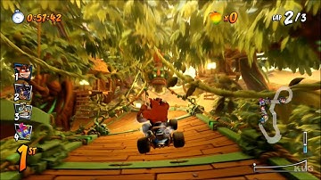 Crash Team Racing Nitro-Fueled - Jungle Boogie Gameplay (PS4 HD) [1080p60FPS]