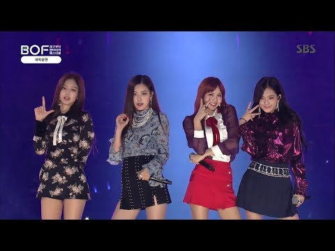 BLACKPINK (PLAYING WITH FIRE + AS IF IT'S YOUR LAST) @ 2017 BOF OPENING CONCERT