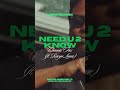 Need U 2 Know Channel Tres Ft Ravyn Lenae mp3