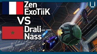 Zen + ExoTiiK vs Drali + Nass | France vs Morocco | 2v2 Rocket League