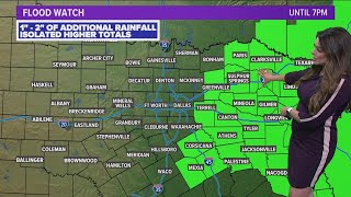 DFW weather: Flash flood warning issued for Dallas on Wednesday afternoon