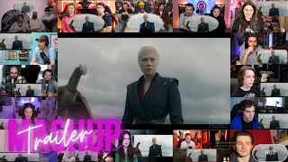 House of the Dragon - Season 2 Official Teaser Reaction Mashup 🐉⚔️ - HBO Max