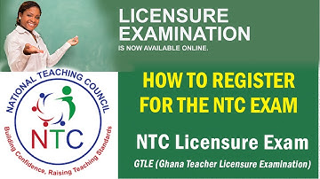 How to Register for NTC Exam --- #Teacher Licensure Examination