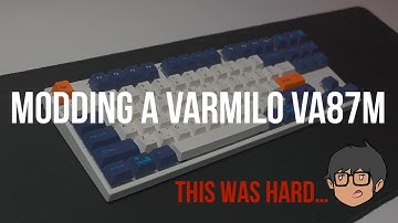 Varmilo VA87M: This was too much work