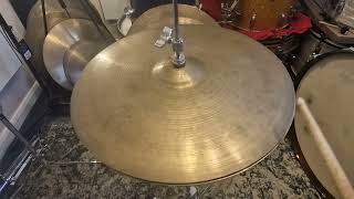 Zildjian 16 Avedis Small Stamp 50s Flange Hihats Top 1084g Bottom 1231g