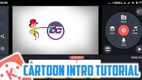 Awesome Cartoon Animation Intro tutorial By Kinemaster | Kinemaster Intro Design Tutorial |