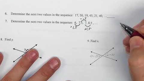 2017U2#7  Inductive Reasoning with Number Patterns
