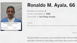 Ronnie Ayala No Longer In Death Row! Roger Demshock Ret SDSO Det shares his personal life story!