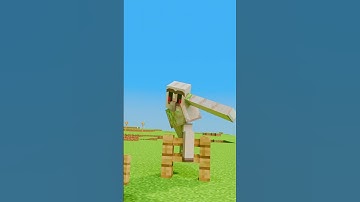 Golem Sneezes Then Gets Revenge Minecraft 3D Simulation