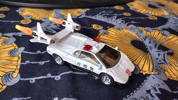 Transformers 2001 RID prowl (Car Robots Mach Alert) character crash course/ review
