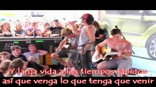 The Reckless And The Brave (Live Acoustic At Warped 2012) - All Time Low (Subtitulado al Español)