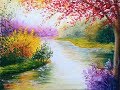 Spring - Oil Pastel Painting Lesson