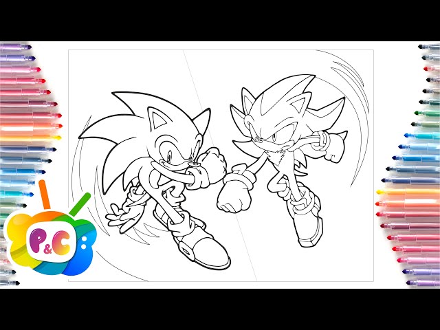 Shadow the Hedgehog Coloring Pages, 25 Shadow Coloring Pages Shadow-coloring-4  – Free Coloring Page Si…