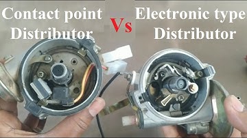 Contact point type Vs electronic ignition distributor