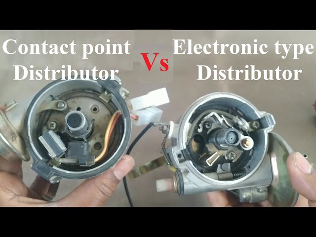 Contact point type Vs electronic ignition distributor 