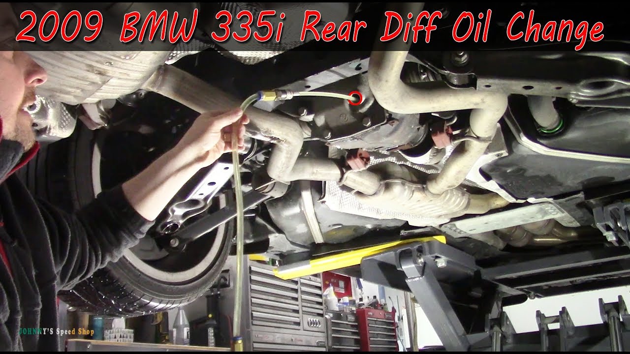 Bmw 335i Rear Diff Oil Change Youtube