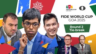 Chess ♟ | FIDE World Cup 2025 | Round 2 | Tie-break | ft. Pragg, Abdusattorov, Mamedyarov and more