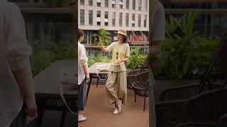 2026 Trendy Women Summer Wear, Colour Block Short Sleeve Cotton Top | Light, Soft &amp; Stylish 🌿
