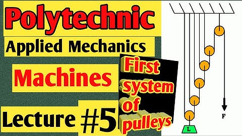 Machines(मशीने।)applied mechanics Polytechnic 2nd  Semester