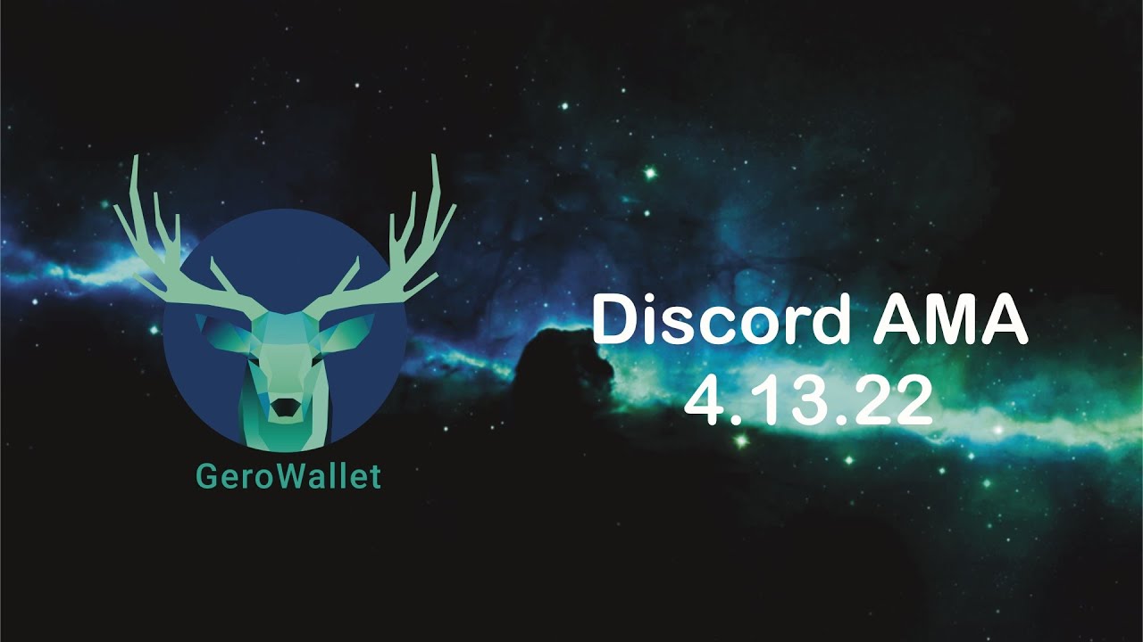 GeroWallet $GERO - First Discord AMA 4.12.22