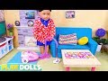 Doll House Cleaning After Slumber Party! | PLAY DOLLS