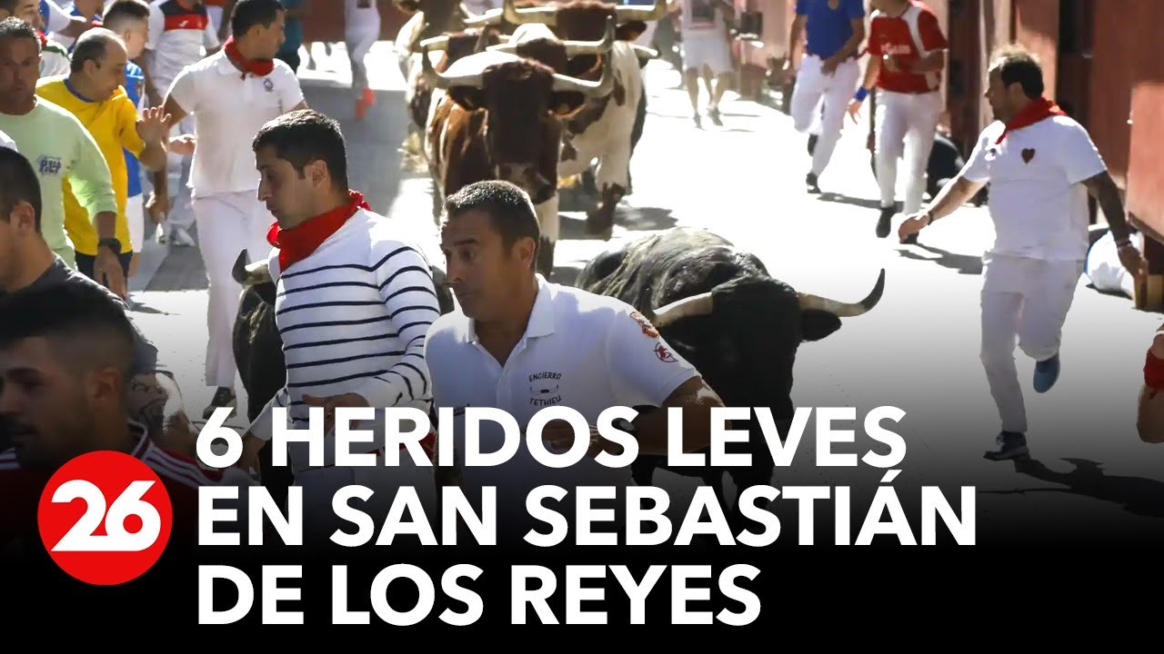 ESPAÑA | Seis heridos leves en el segundo encierro de San Sebastián de los Reyes