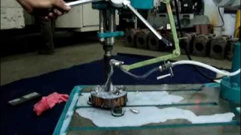 Heavy Drillling with R40G - Radial Drill Machine