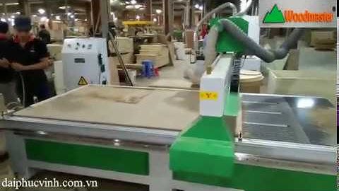 WOODMASTER. MÁY CNC ROUTER 1 ĐẦU bàn hút chân không