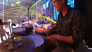 Video thumbnail of "20171022 上帝能夠 Drum cover by Todd Kao"