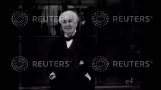 1923 Thomas Edison celebrates his 76th birthday