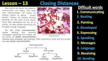 L - 13 (Closing Distances) Class 3rd DAV School| We and Our World| Keep learning with Priya
