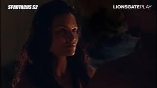 Our Bed Calls | Spartacus  Season 2  | Liam McIntyre | Katrina Law | Manu Bennett @lionsgateplay