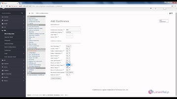 How to create Conference in Elastix