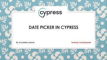 Cypress Beginner Part 25: Date Picker in Cypress