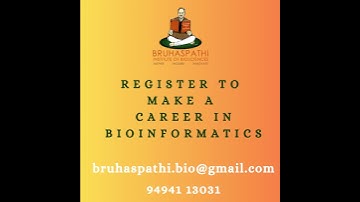 Comprehensive Bioinformatics Program