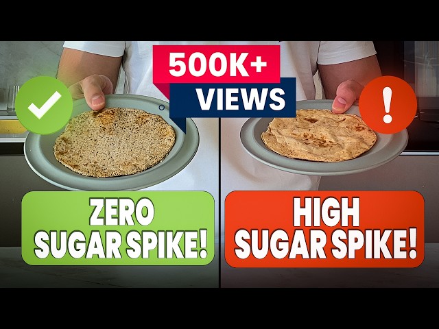 This Roti Spiked My Blood Sugar Like Sugar… But This One? Zero Spike
