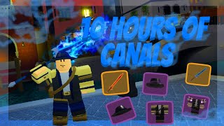 THE BEST LUCK I'VE EVER HAD?! I grinded Canals for 10 hours | Dungeon Quest - Roblox