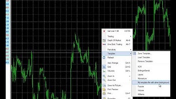 MetaTrader 4 How to change the default template