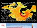 Graphic reconstruction of the path of the Chernobyl radioactive plume