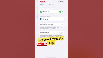 iPhone Translate App settings change today || part 190 || #shortvideo #iphone #ytshorts #technology