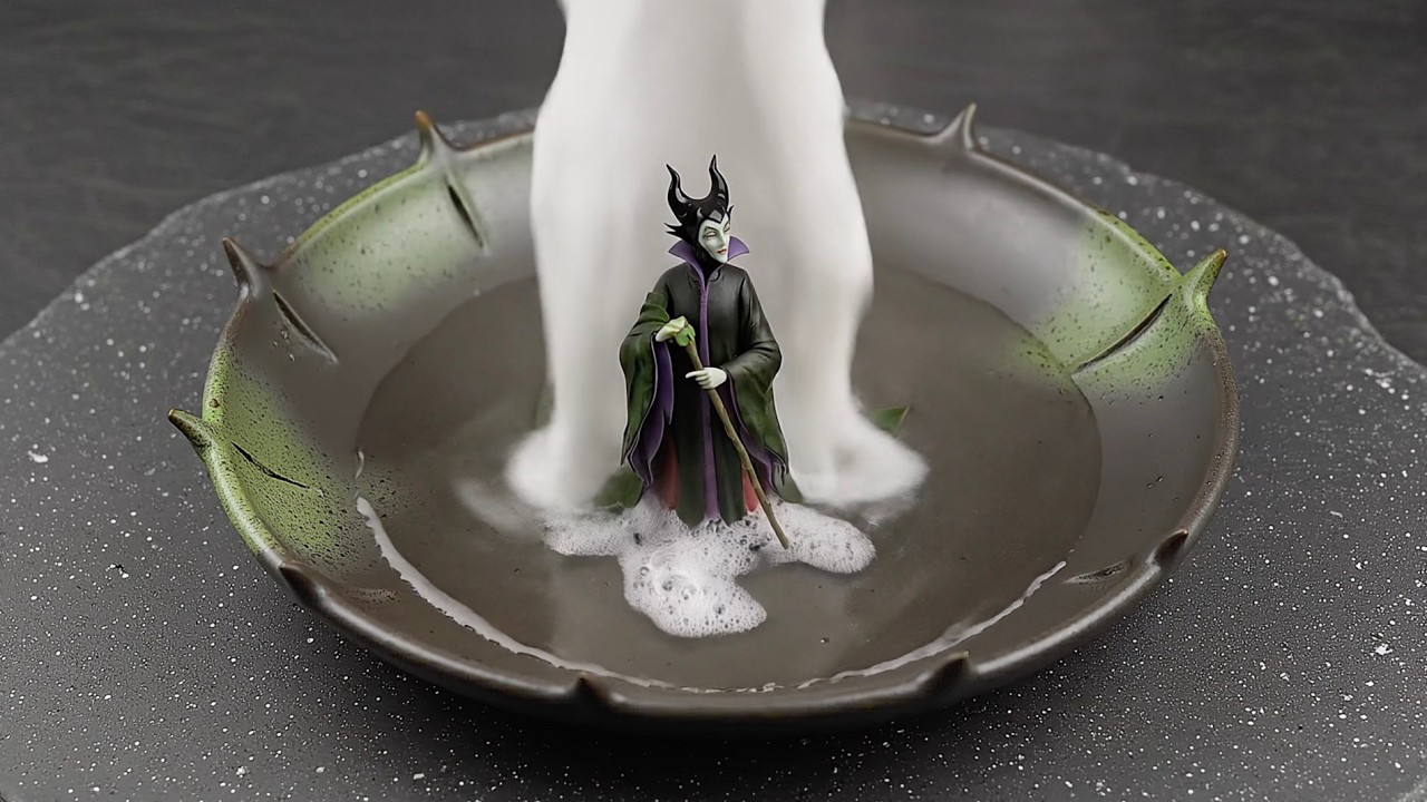 What Would Disney Villains Eat? 😈🍴 |  AI ASMR Food Transformation