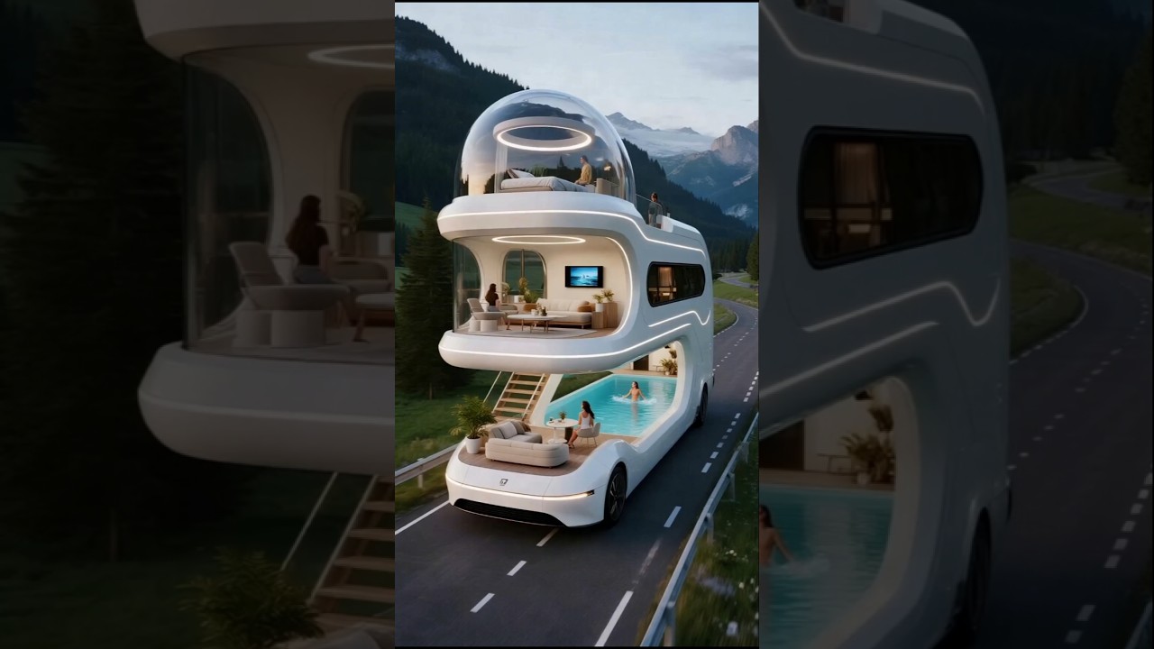 Poolside Views While Cruising 🚘💦 