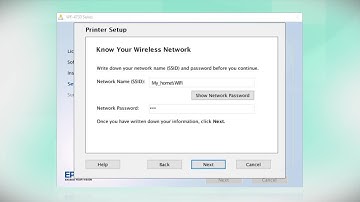 Epson WorkForce WF-3720/WF-4720/WF-4730/WF-4734: Wireless Setup Using the Printer’s Buttons