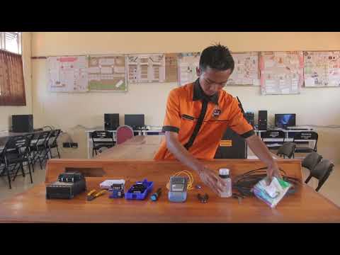 Tutorial Menyambung Kabel Fiber Optic (Splicing) - TKJ SMKN Bali Mandara