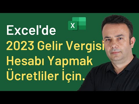 #Excel 2023 Yılı Gelir Vergisi Hesabı (Ücretliler) Nasıl Yapılır-871.video | Ömer BAĞCI