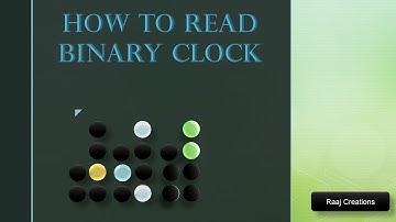 How to Read Binary Clock ?