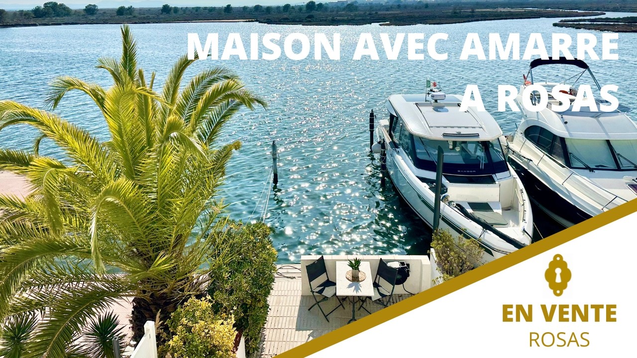Maison avec amarre en vente à Santa Margarita (Costa Brava) - agence immobilière BRAVA HOME STANDING