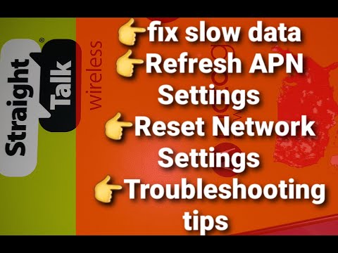Straight Talk Wireless How to fix Slow data and Network problems